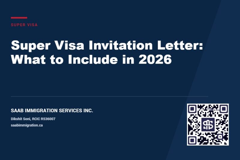 SAAB Immigration article card: Super Visa invitation letter, what to include in 2026