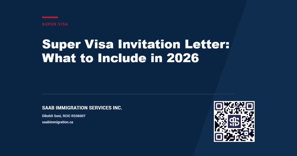 SAAB Immigration article card: Super Visa invitation letter, what to include in 2026